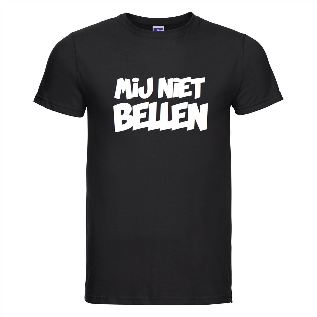 Mij niet bellen T-shirt | Grappige tekst | T-shirt tekst | Feest Shirt | Tshirt | Zwart Shirt | Mij niet bellen | Feest | Party | Carnaval | Maat S
